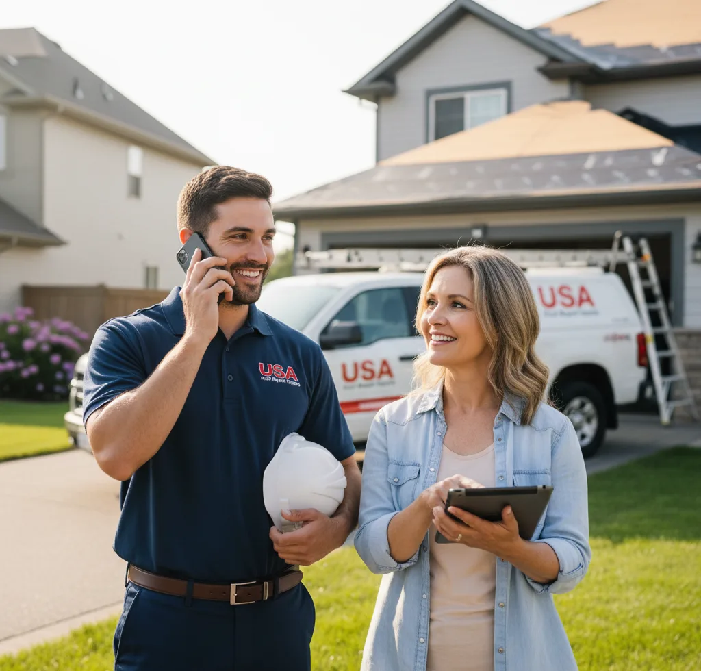 USA Roof Repair Experts customer support in Lansdowne
